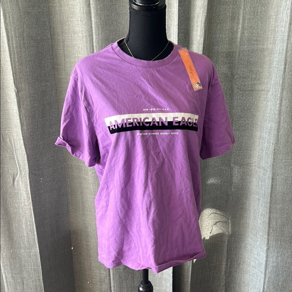 American Eagle Outfitters Purple Tee
